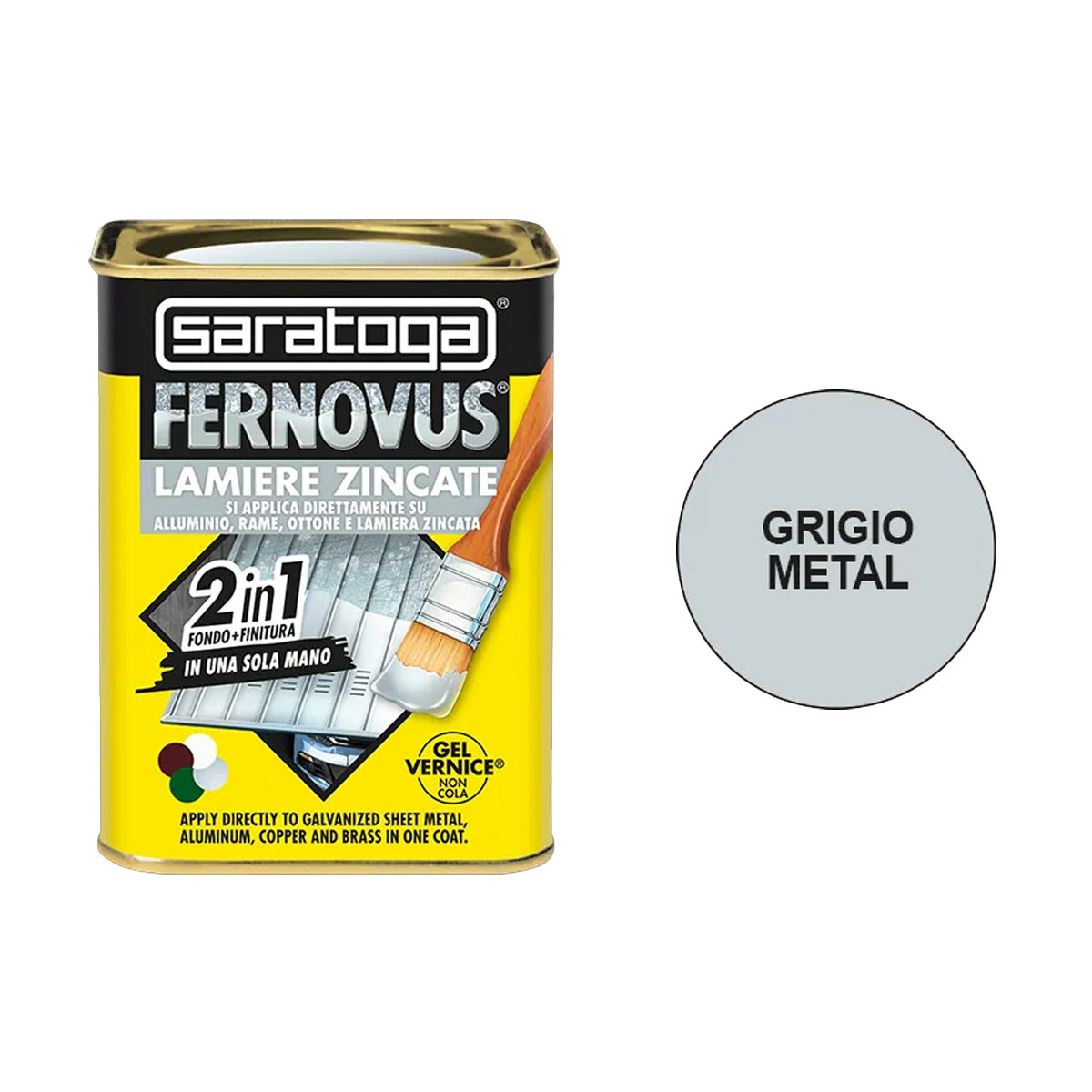 FERNOVUS LAMIERE ZINCATE 750ML GRIGIO METAL