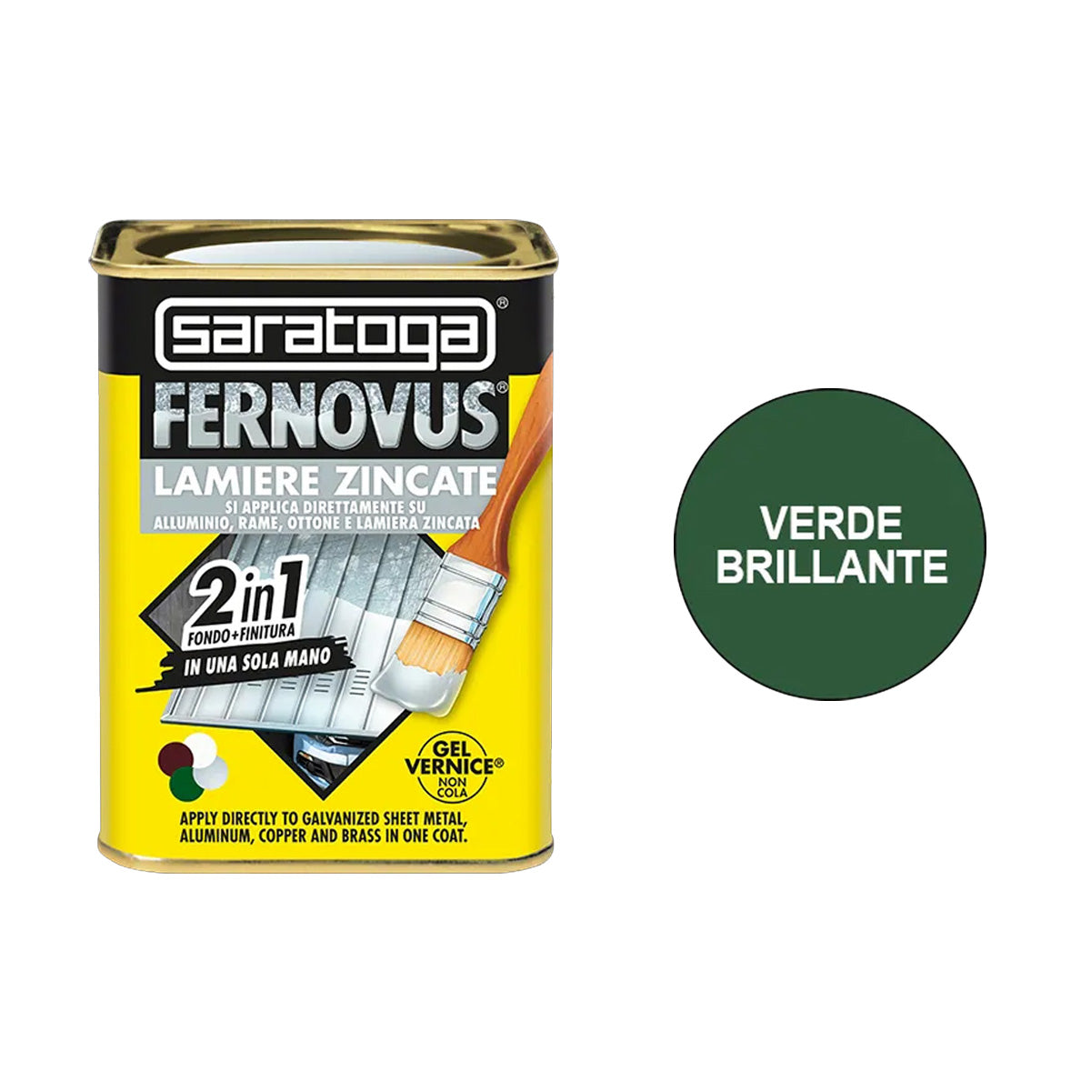 FERNOVUS LAMIERE ZINCATE 750ML VERDE