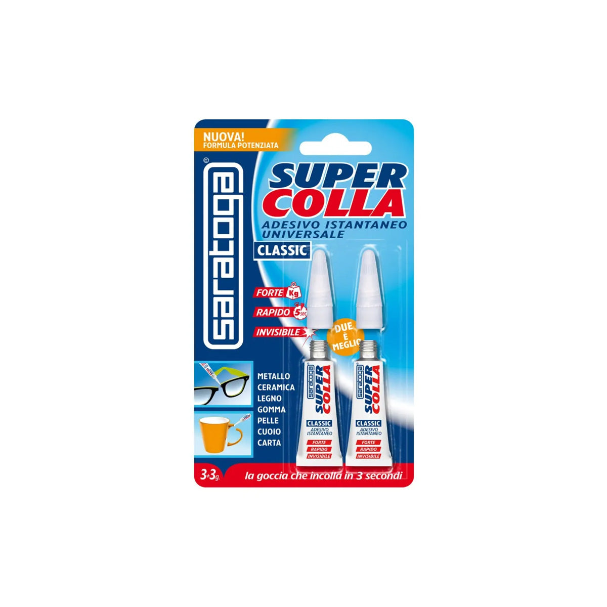 SUPERCOLLA ADESIVO ISTANTANEA G3+3