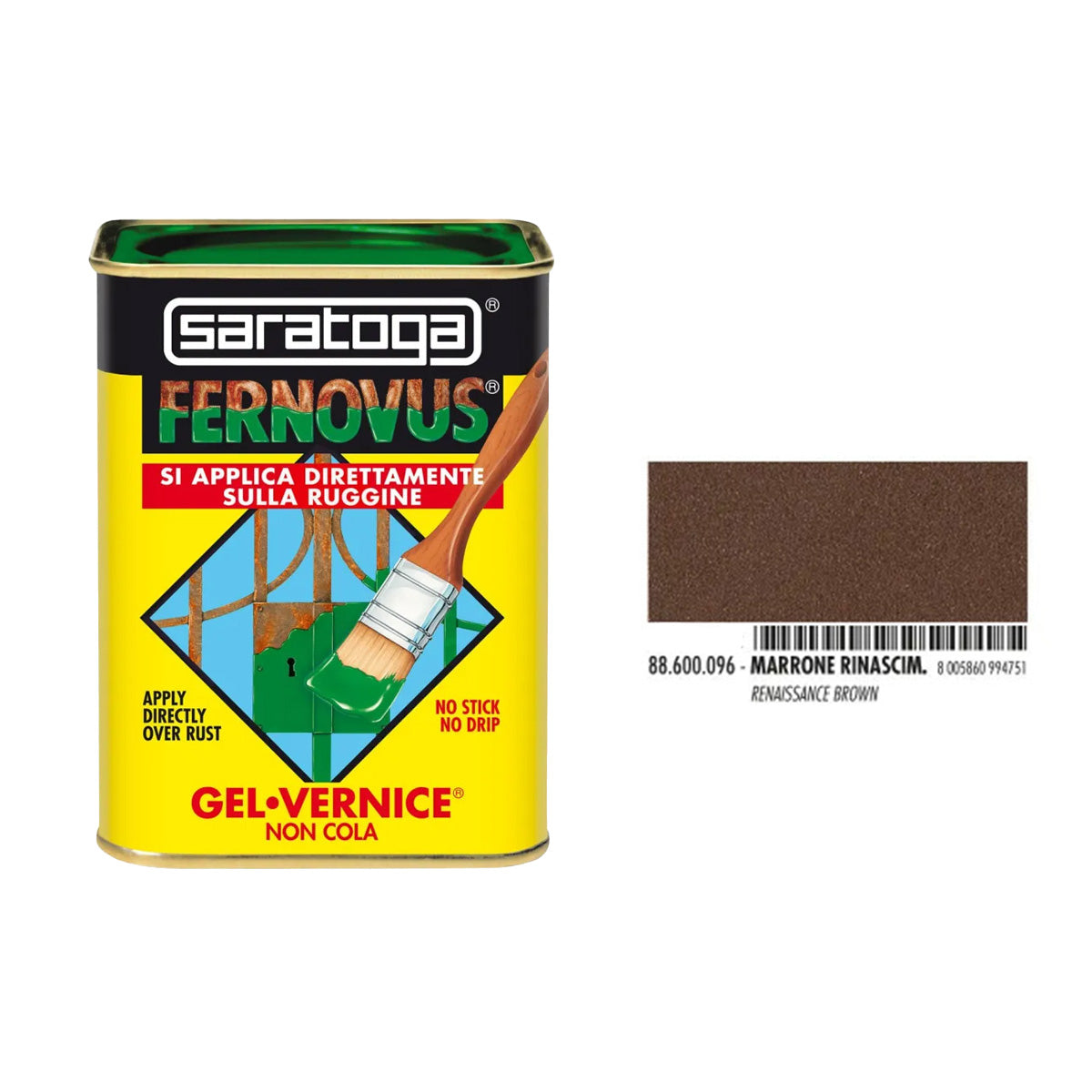 FERNOVUS 750 ML MARRONE RINASCIMENTO METALLIZZATO