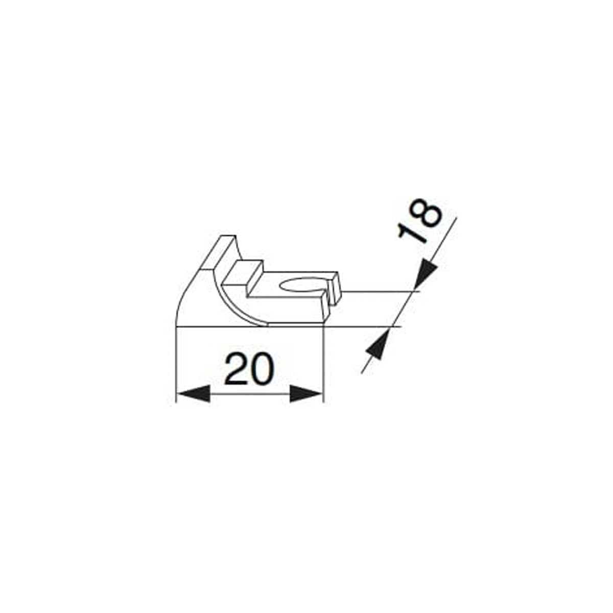 INSERTO PER SCONTRO E CATENACCIO X-M43718