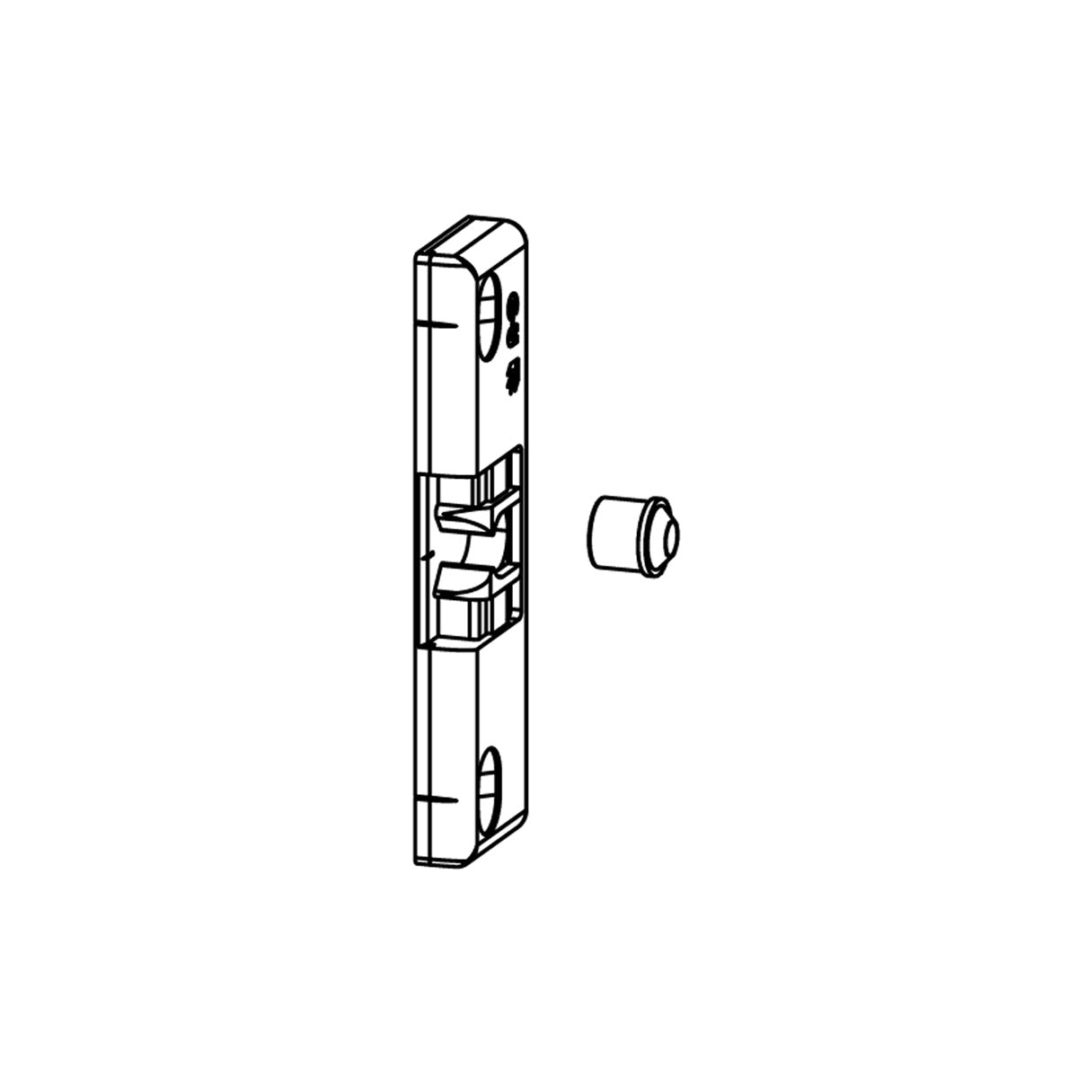 SCROCCO PORTA CON RULLO ARIA 12 INTERASSE 13 G-U