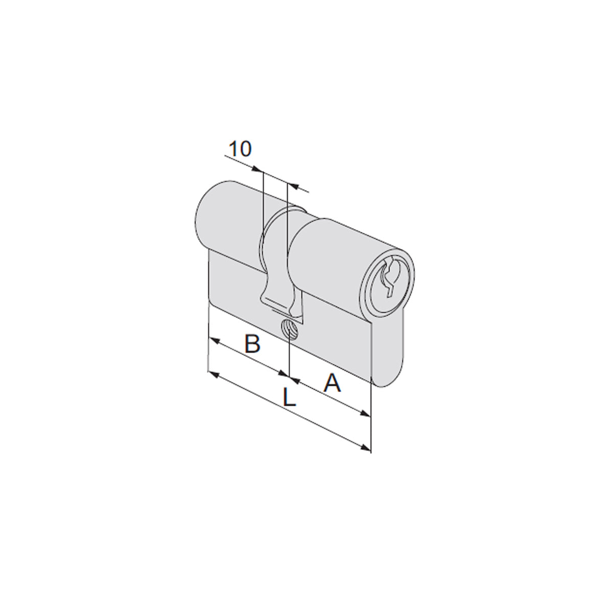 CILINDRO EUROPEO C2000 30/80 1.0G300.37.0