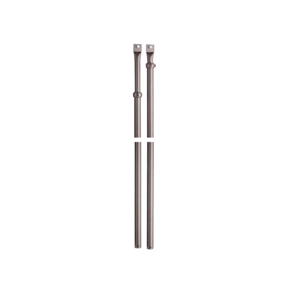 COPPIA ASTE REGOLABILI DA150 A 270 CM VERNICIATE