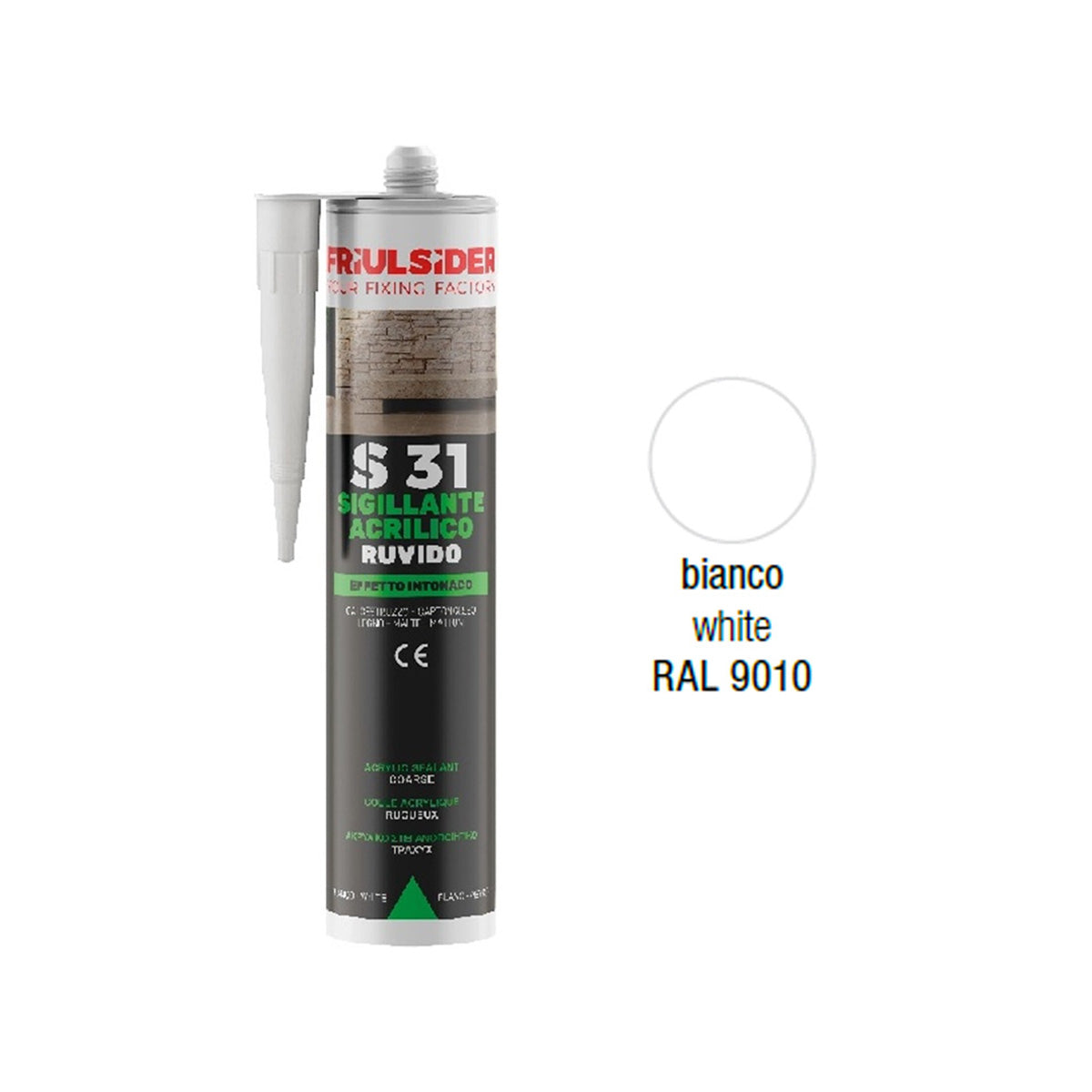 SIGILLANTE ACRILICO RUVIDO EDILIZIA 310 ML BIANCO