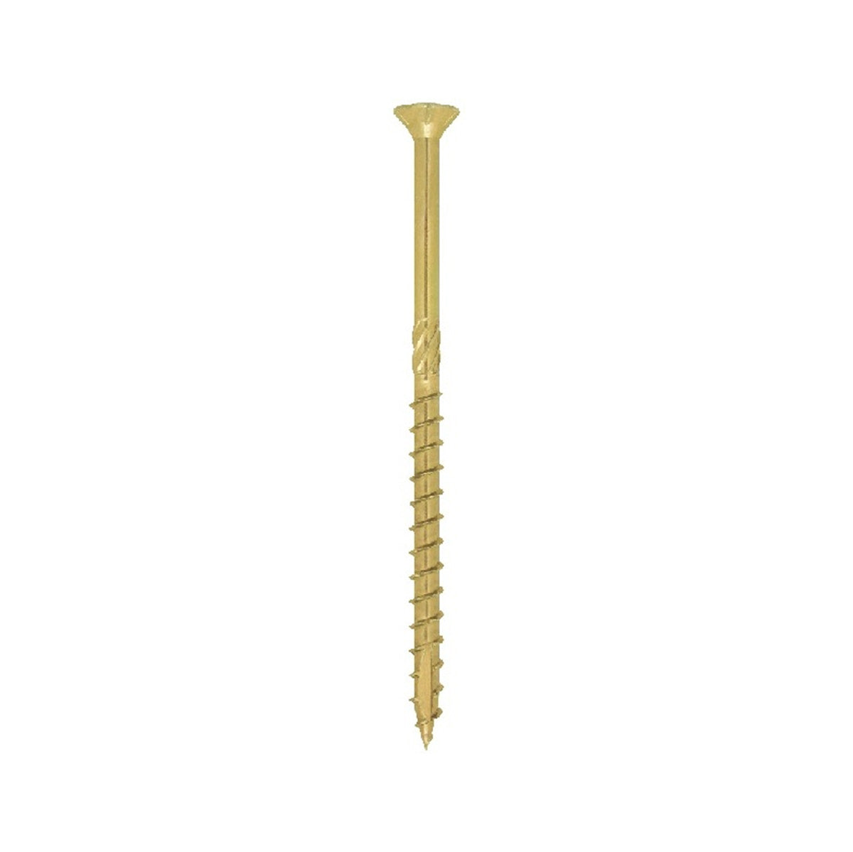 VITE PORTANTE PER LEGNO ZINCATA GIALLA 8x300 MM 10 PEZZI