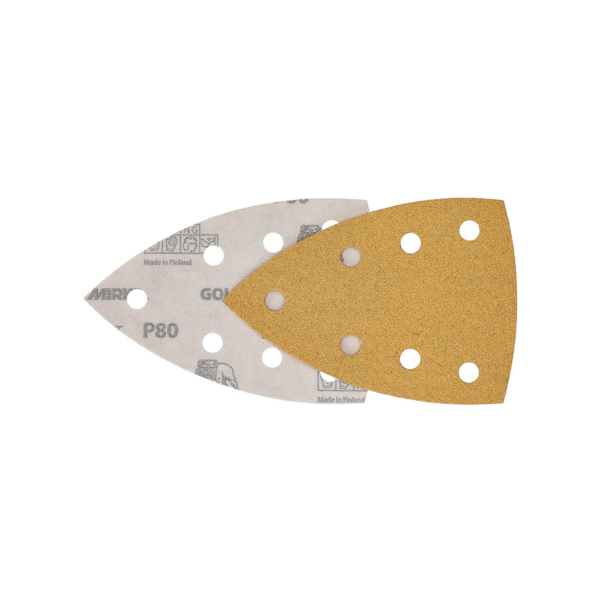 TRIANGOLO ABRASIVO GOLD 100X152X152MM 7 FORI GRANA 400 10 PEZZI