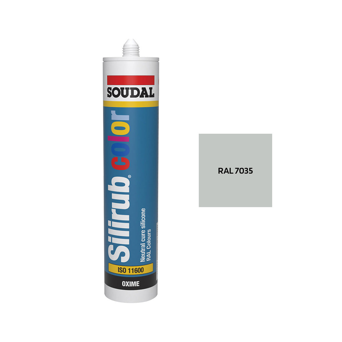 SIGILLANTE SILICONICO SILIRUB COLOR GRIGIO LUCE 300 ML