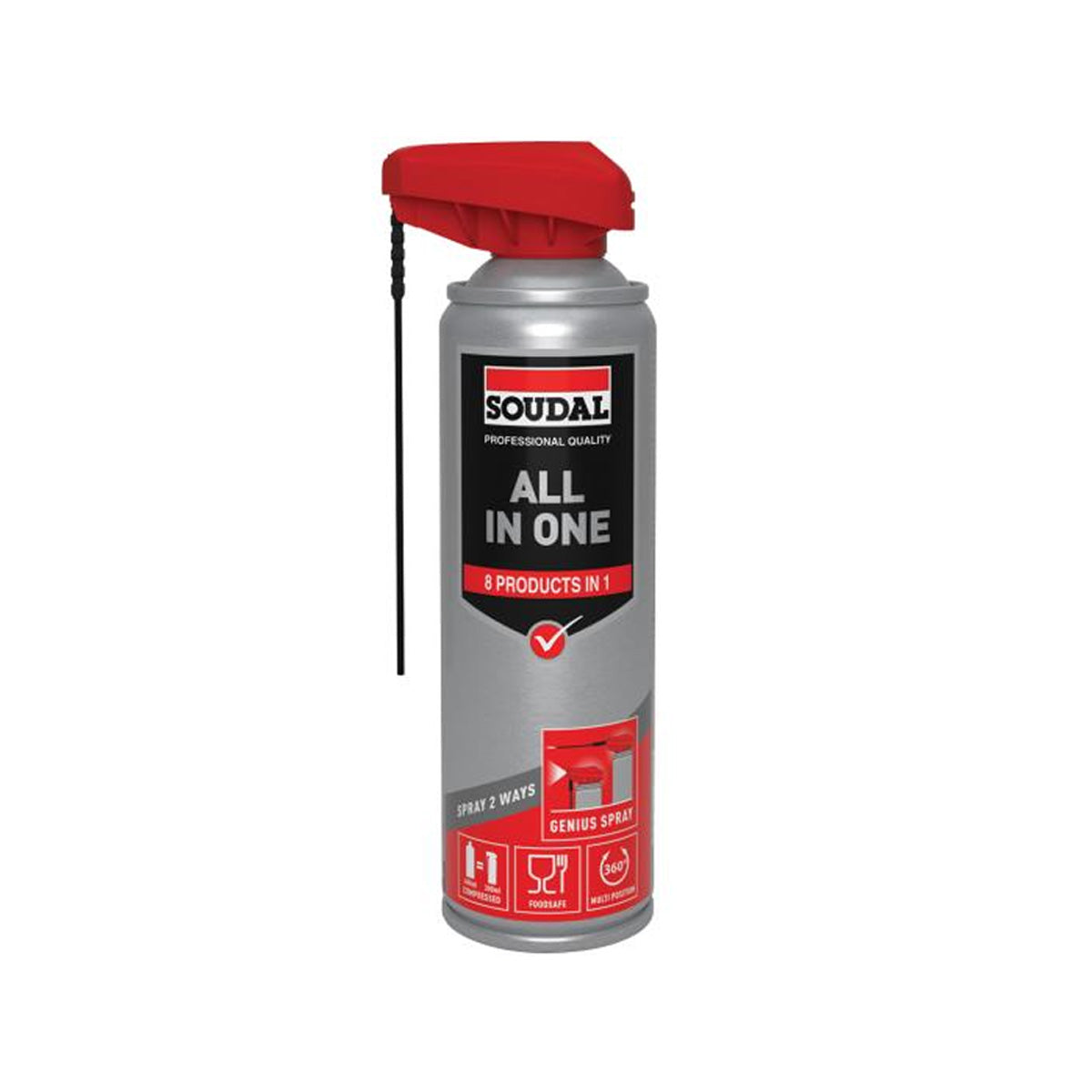 MULTI SPRAY GENIUS 360° TRASPARENTE 300 ML