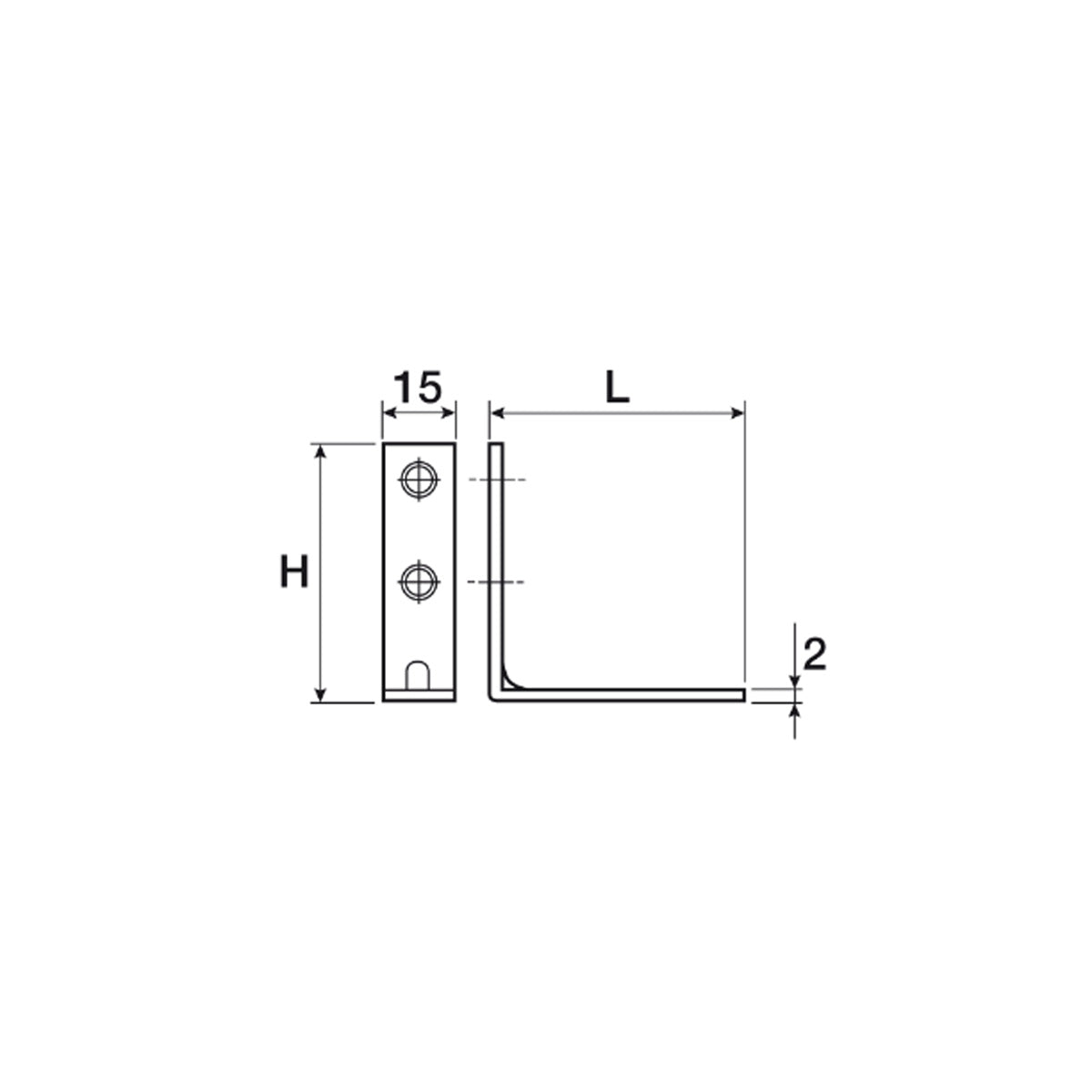LASTRINA AD ANGOLO 50X50MM ZINCATA 10 PEZZI