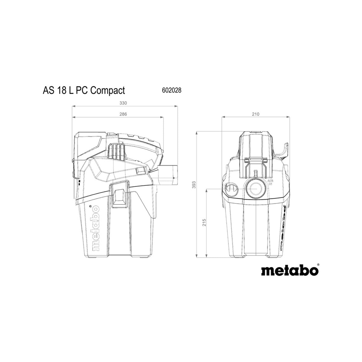 ASPIRTORE A BATTERIA AS 18 L PC COMPACT