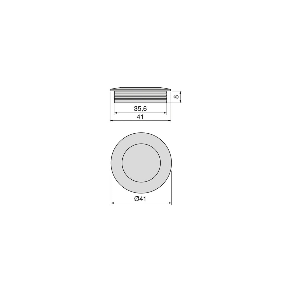 MANIGLIA BENETUSSER D41 NICHEL SATINATO 9298551