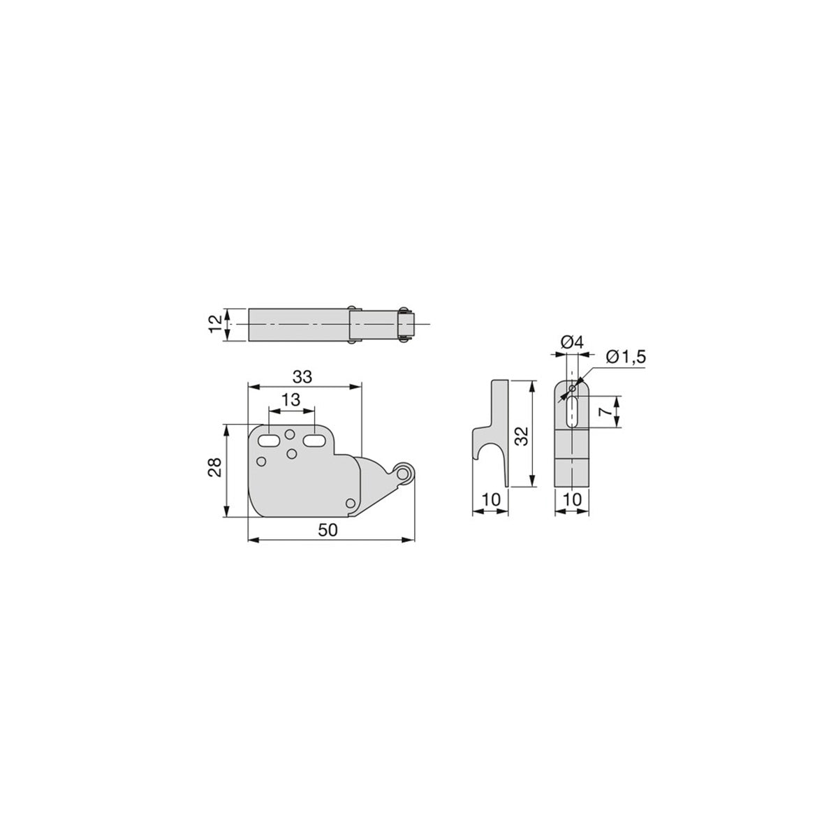 CHIUSURA A CRICCHETTO FASTLATCH 9007515