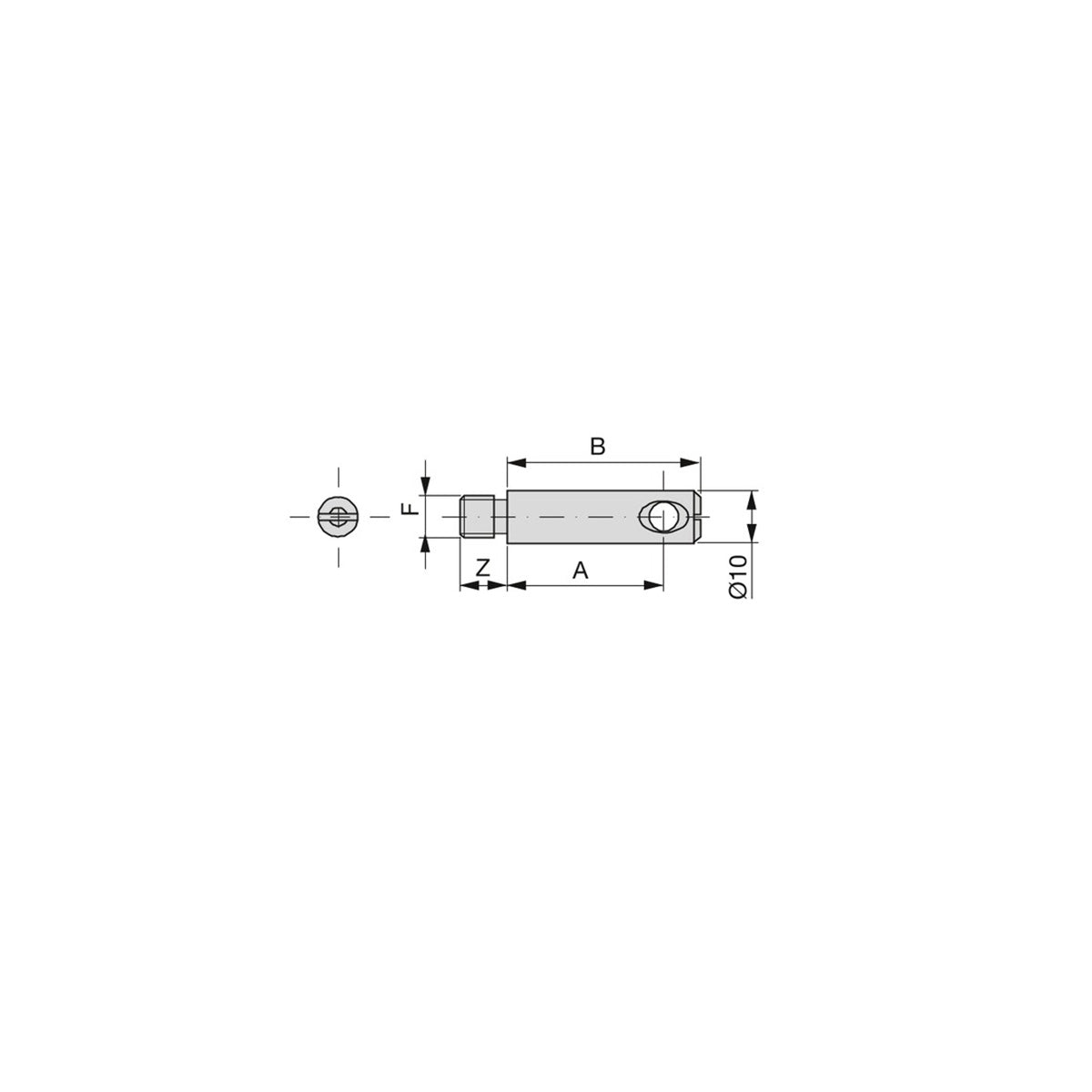 TIRANTI SYSTEM 10X36XM8 ZINCATE 8009105 20 PEZZI