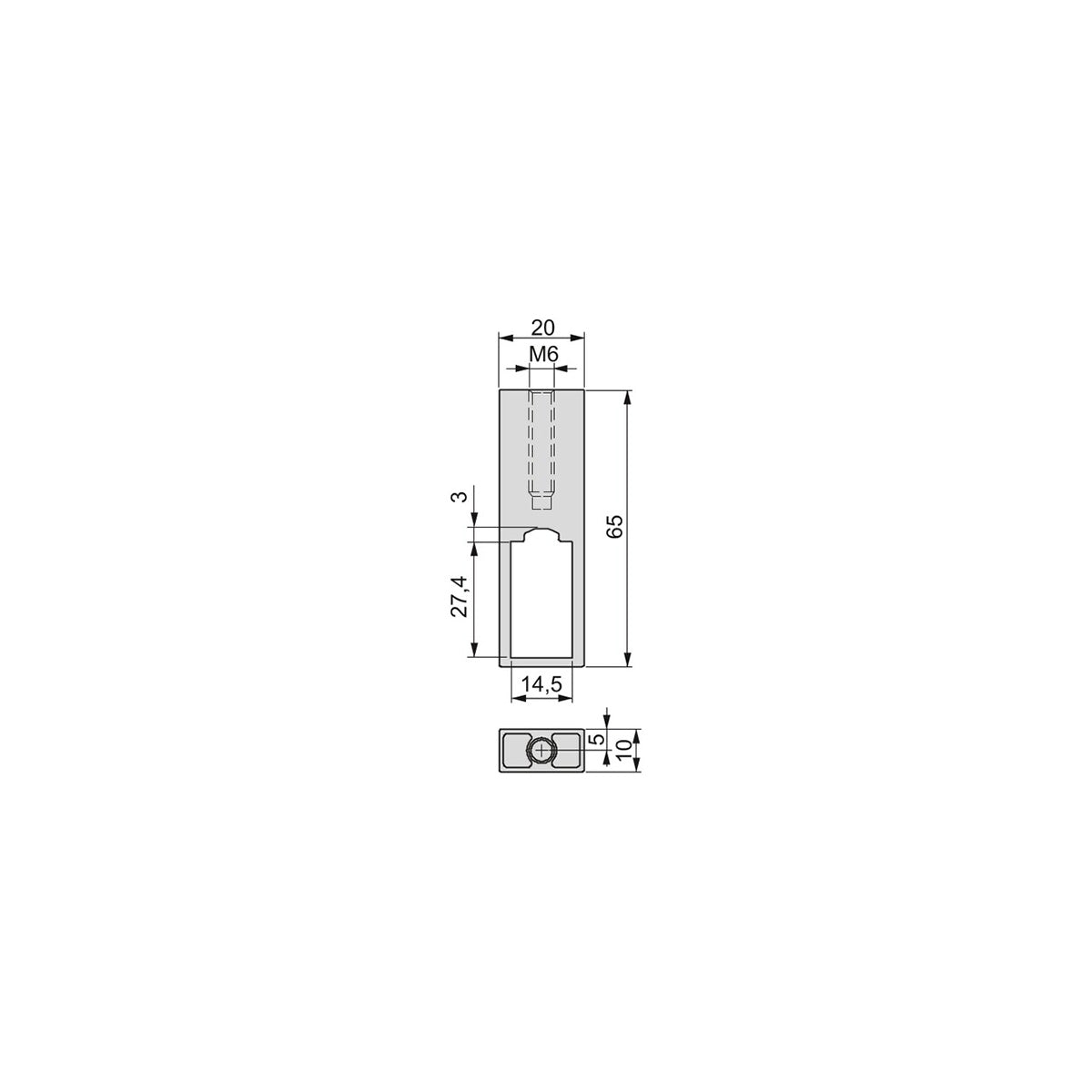 SUPPORTO CENTRALE LUXE 7100349