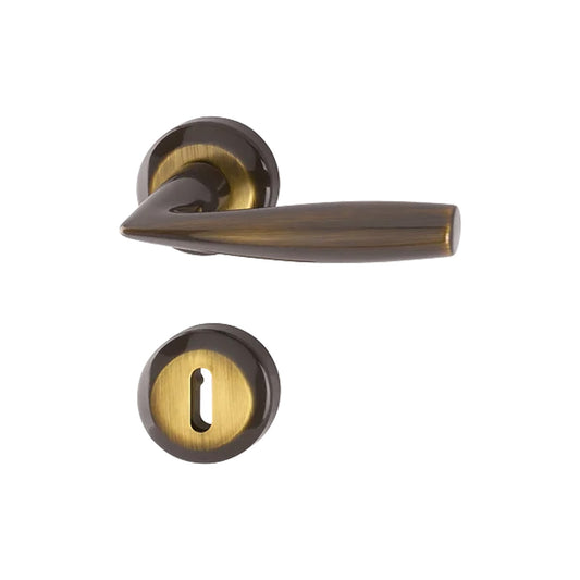 MANIGLIA ROSETTA E BOCCHETTA VITORIA OTTONE BRONZATO