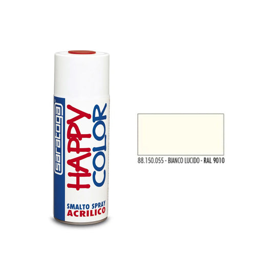 BOMBOLETTA SMALTO ACRILICO SPRAY BIANCO LUCIDO