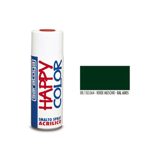 BOMBOLETTA SMALTO ACRILICO  SPRAY VERDE MUSCHIO