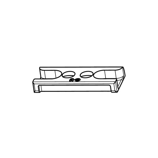 SCONTRO NOTTOLINI AD INCASSO ARIA 12 MM INTERASSE 13MM G-U