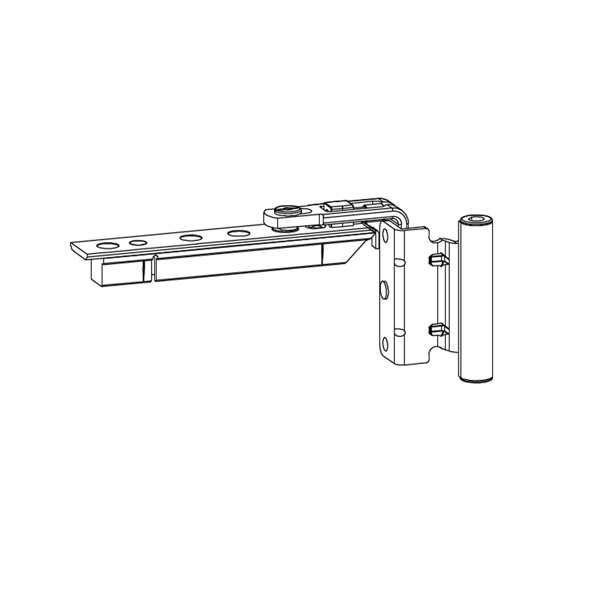 CERNIERA A BANDIERA M6/18 INTERASSE 13 G-U