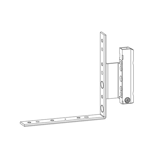CERNIERA ANGOLARE PER PORTAFINESTRA M6/12 INTERASSE 9 DESTRA G-U