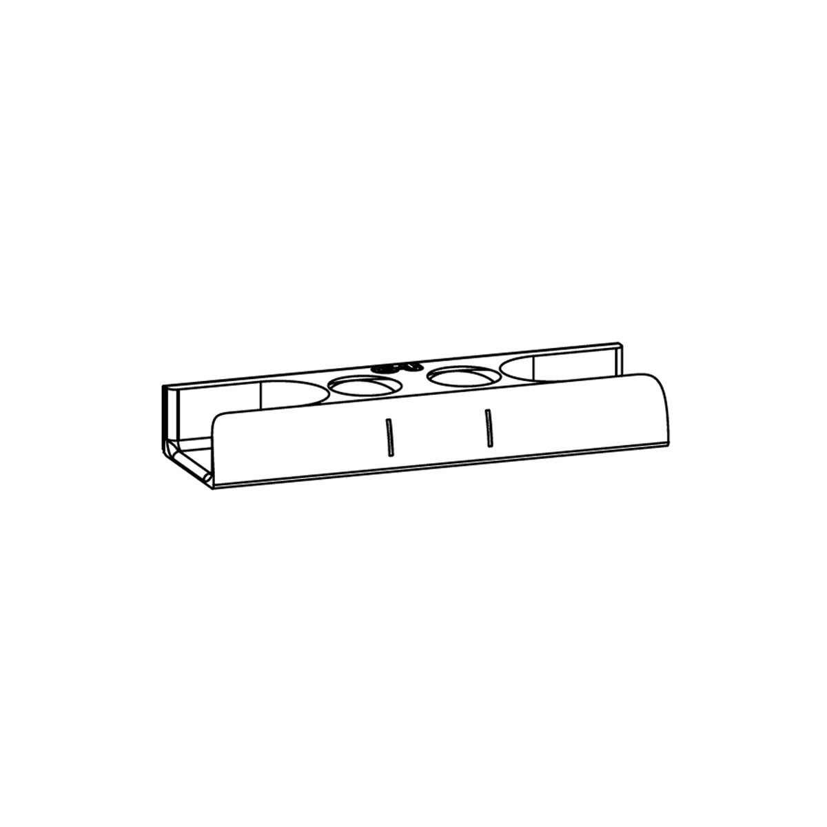 SCONTRO NOTTOLINI ARIA 12 MM INTERASSE 9MM G-U 6 PEZZI