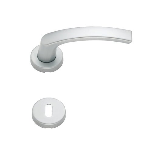 MANIGLIA ROSETTA E BOCCHETTA NEPTUN ARGENTO G-U