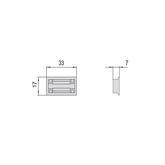 INSERTO IN NYLON PER RULLO 1.06141.70.0