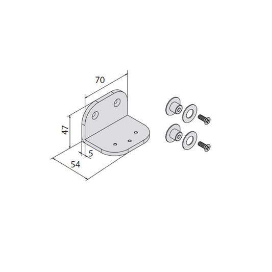 KIT GLASS PER BOCCHETTA SUPERIORE 1.07091.02.0