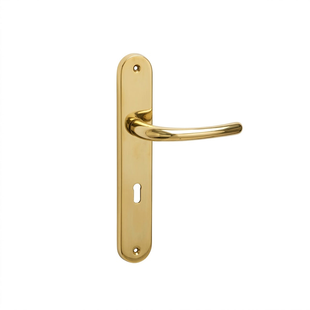 MANIGLIA CON PLACCA LUANA OTTONE LUCIDO