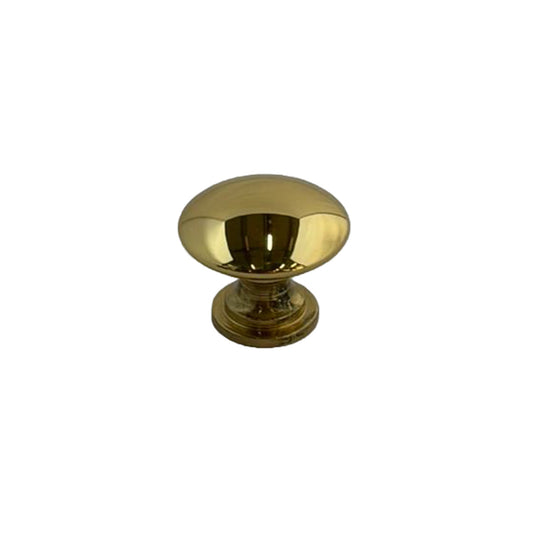 POMOLO IN OTTONE 25 MM VERNICIATO LUCIDO