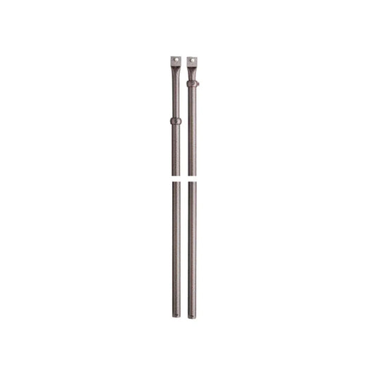 COPPIA ASTE REGOLABILI DA150 A 270 CM VERNICIATE
