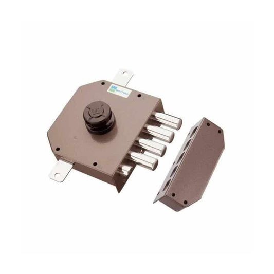 SERRATURA AD APPLICARE TRIPLICE CON MEZZO GIRO DESTRA POMPA 60MM