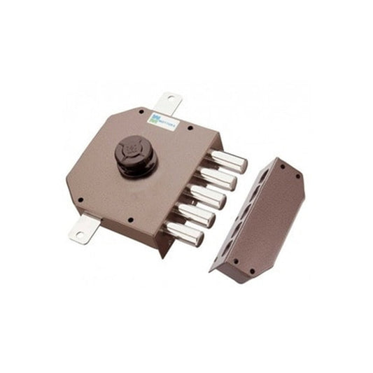 SERRATURA AD APPLICARE TRIPLICE DESTRA POMPA 80MM