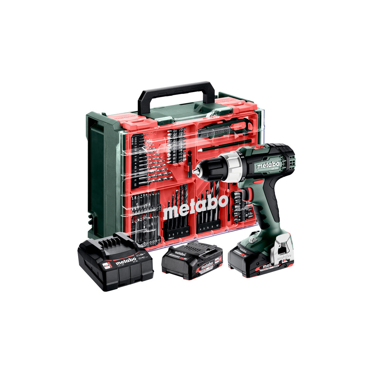 AVVITATORE-TRAPANO SET A PERCUSSIONE A BATTERIA SB 18 L