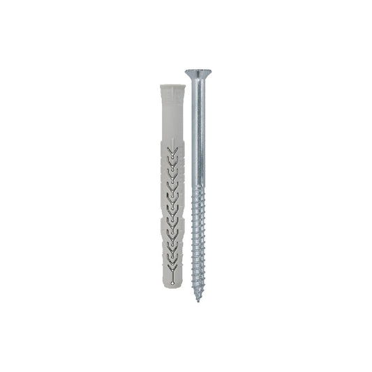 TASSELLO PROLUNGATO BORDO SVASATO CON VITE TPS Ø8X80 MM 10 PEZZI