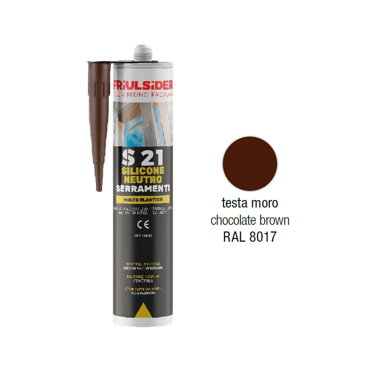 SILICONE NEUTRO SERRAMENTI 310 ML TESTA DI MORO