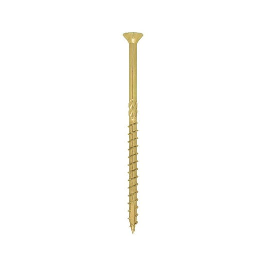 VITE PORTANTE PER LEGNO ZINCATA GIALLA 8x140 MM 10 PEZZI