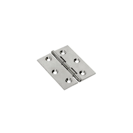 CERNIERA FRESATA PIANA 60X50 NICHEL
