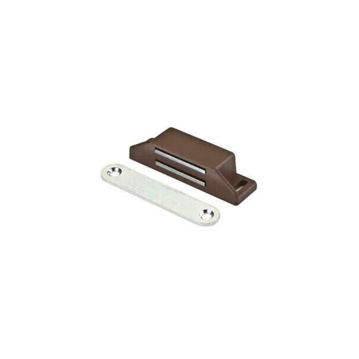 CHIUSURA MAGNETICA A 2 FORI ART.78 MARRONE 10 PEZZI