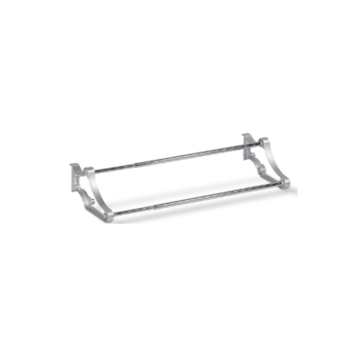 PORTASCARPE ESTENSIBILE 40/70 CM CROMO/NERO