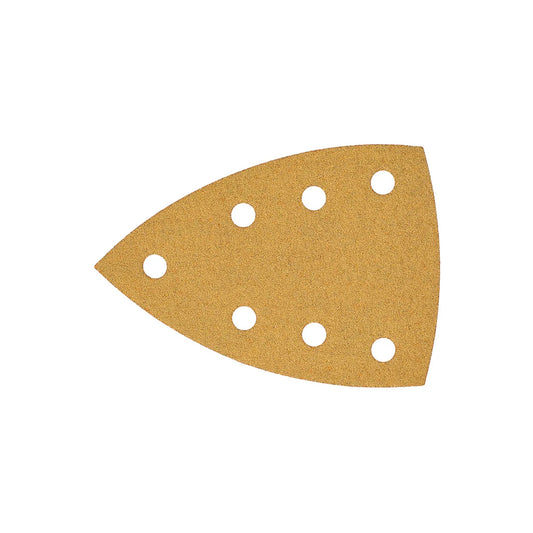 TRIANGOLO ABRASIVO GOLD 100X152X152MM 7 FORI  GRANA 400 10 PEZZI