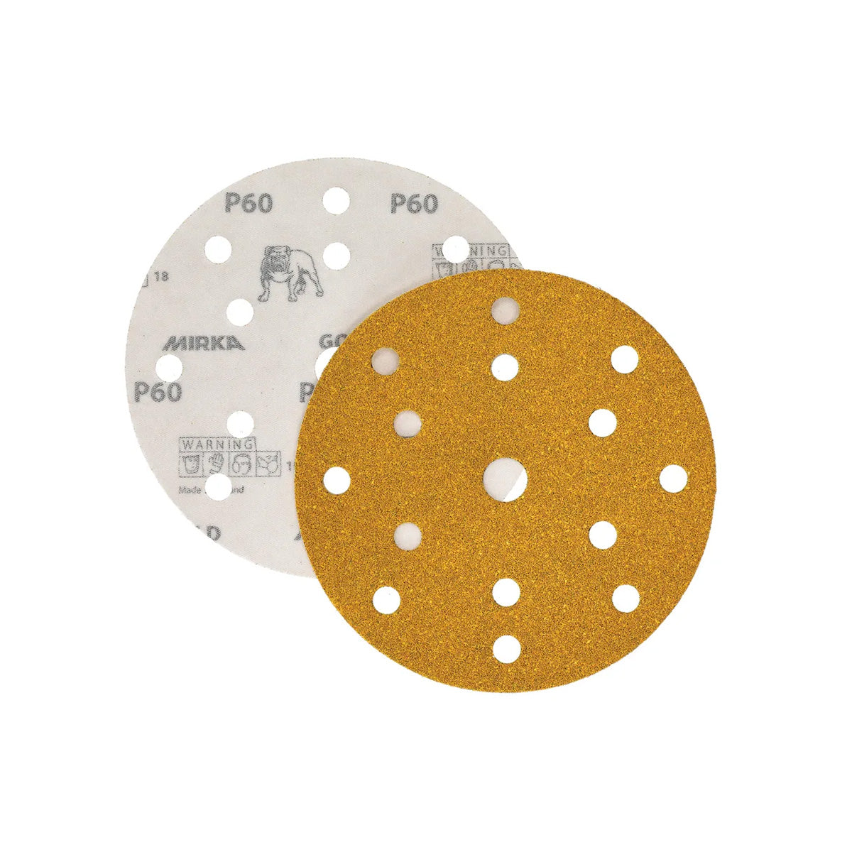 DISCO ABRASIVO GOLD GRANA 120 15 FORI DIAMETRO 150 10 PEZZI