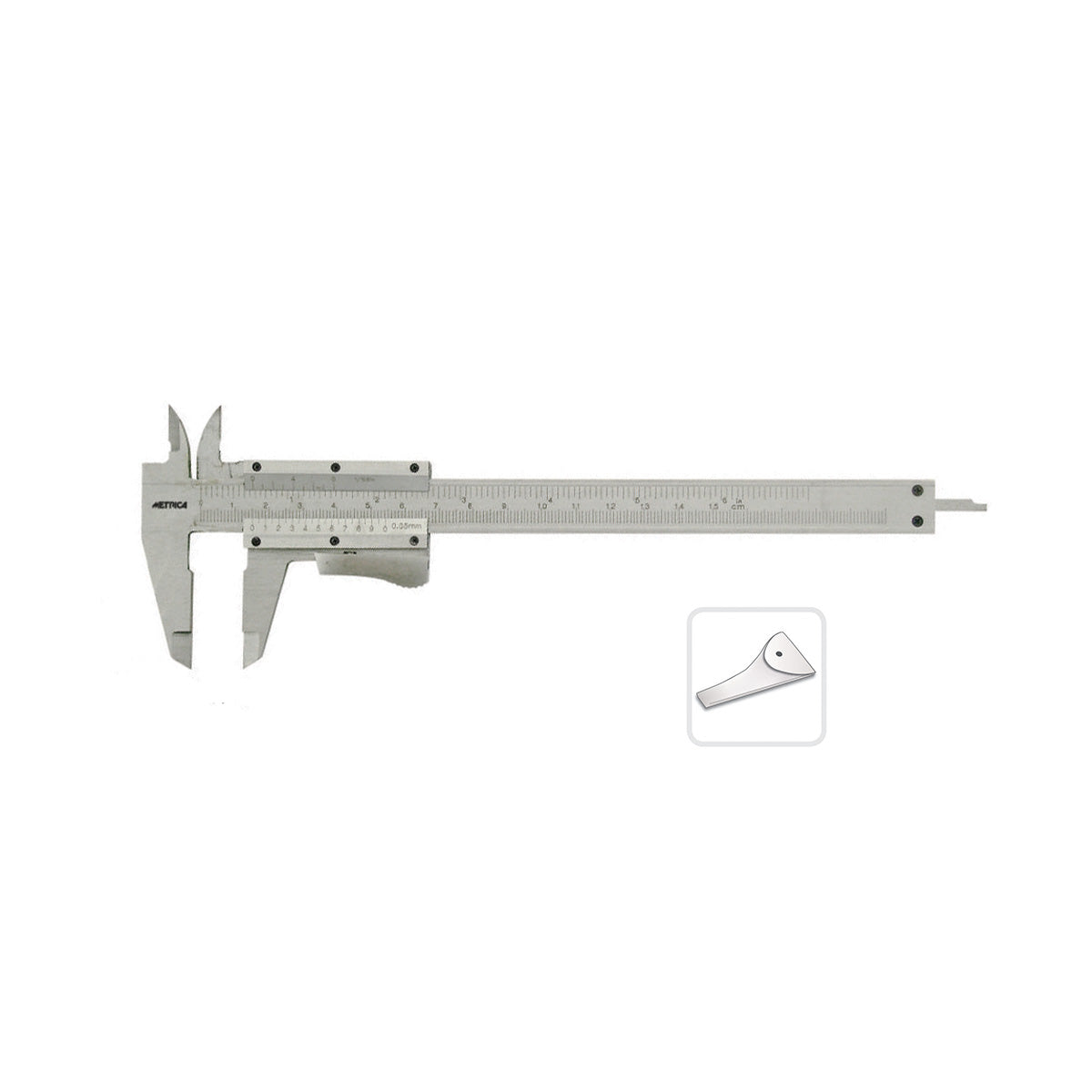 CALIBRO INOX CROMATO 150MM