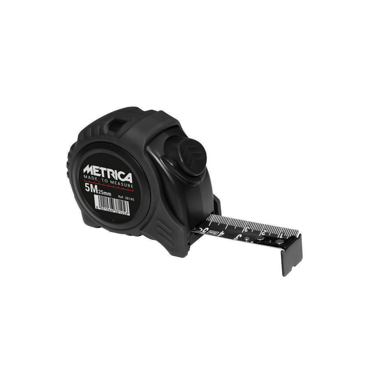 METRO AUTOBLOCCANTE 8 METRI ALL BLACK TAPE
