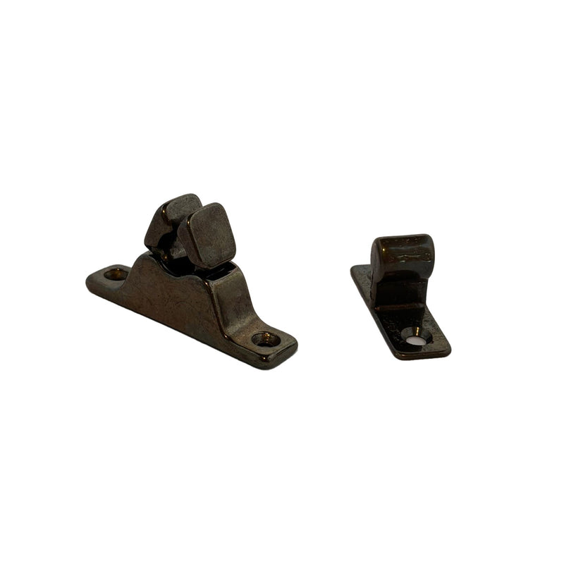 PINZA FERMAPORTA CON INCONTRO OTTONE BRONZATO