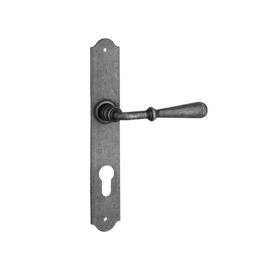 MANIGLIA CON PLACCA ASOLO SILVER FMA00701Y1IS