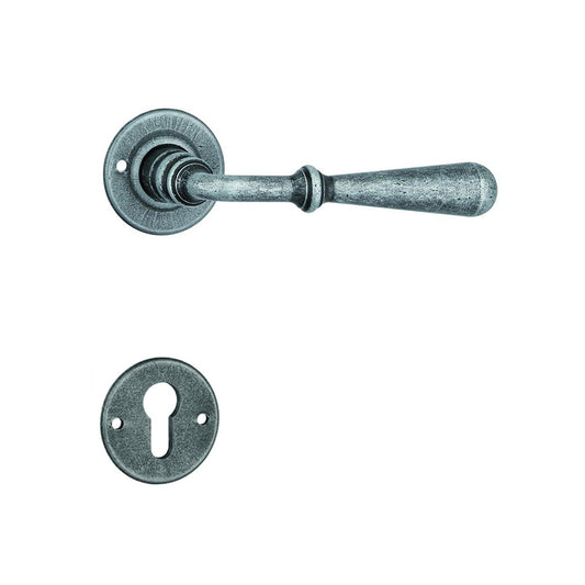 MANIGLIA CON ROSETTA E BOCCHETTA ASOLO SILVER FMA00701RYIS