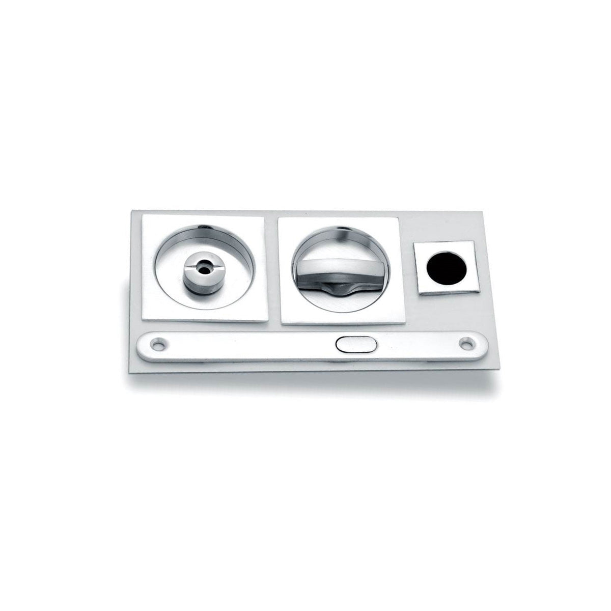 KIT CON NOTTOLINO QUADRO EDGE 28 CROMO SATINATO