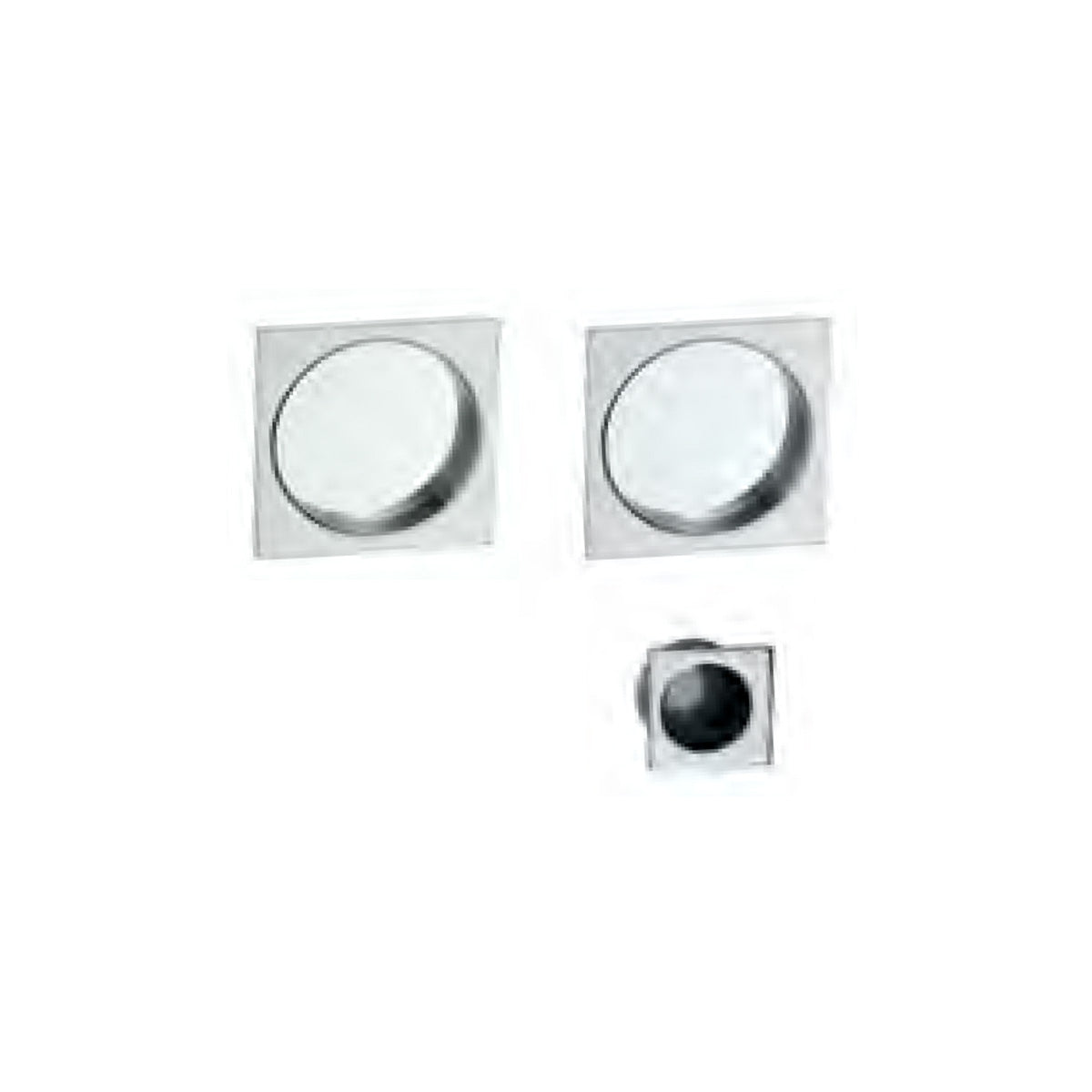 KIT INCASSO QUADRA EDGE 33 CROMO SATINATO